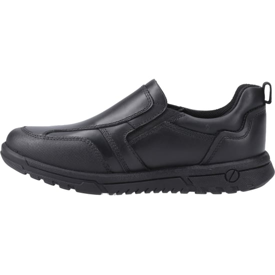 Hush Puppies Sergio Leer Jongens Zwarte Loafers - Image 4