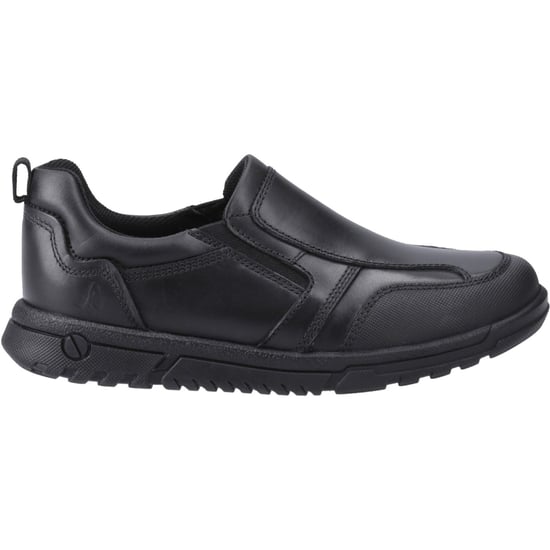 Hush Puppies Sergio Leer Jongens Zwarte Loafers - Image 5