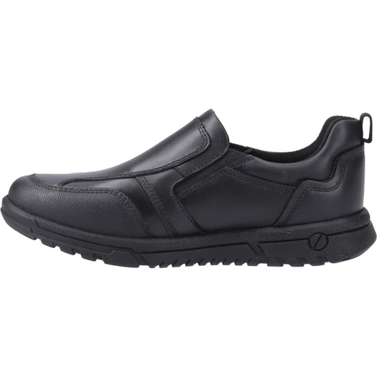 Hush Puppies Sergio Leer Jongens Zwarte Loafers - Image 4
