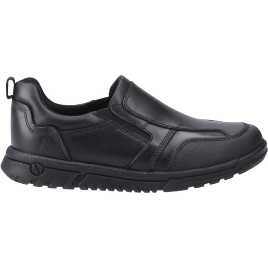 Hush Puppies Sergio Leer Jongens Zwarte Loafers - Image 5
