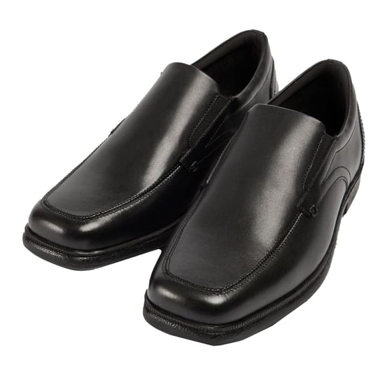 Pod Carpenter Leer Jongens Zwarte Loafers - Image 4