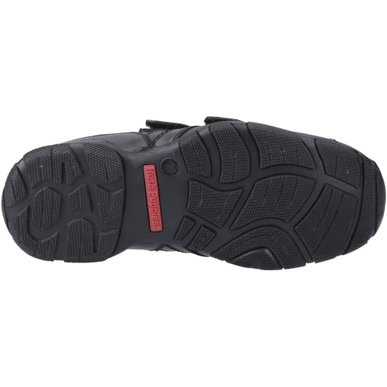 Hush Puppies Vance Leer Jongens Zwarte Loafers - Image 3