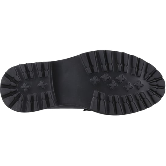 Hush Puppies Grazia Meisjes Zwarte Leren Mocassins - Image 3