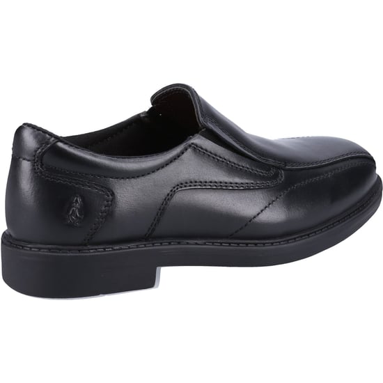 Hush Puppies Toby SNR Leer Jongens Zwarte Loafers - Image 2