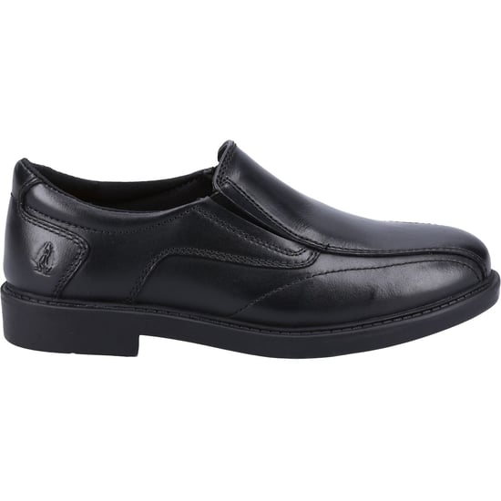 Hush Puppies Toby SNR Leer Jongens Zwarte Loafers - Image 4