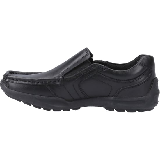 Hush Puppies Morgan Leer Jongens Zwarte Loafers - Image 4