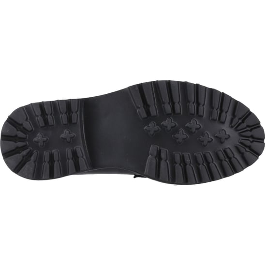 Hush Puppies Grazia Meisjes Zwarte Leren Mocassins - Image 3