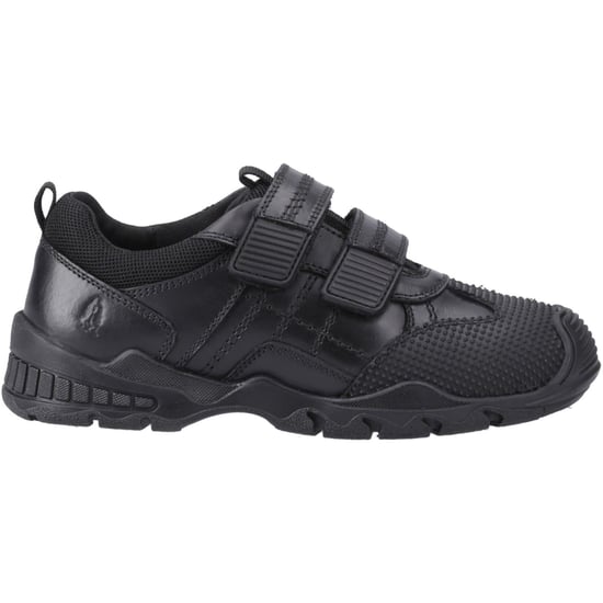 Hush Puppies Tristen Leer Jongens Zwarte Loafers - Image 5