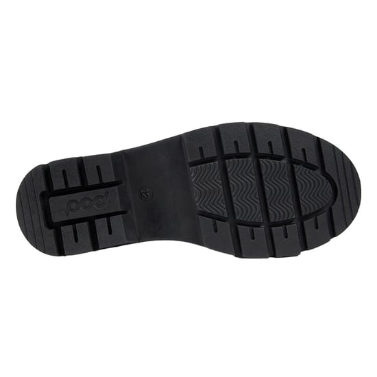 Pod Irene Faux Leren Dames Zwarte Loafers - Image 3