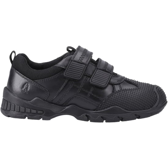 Hush Puppies Tristen Leer Jongens Zwarte Loafers - Image 5