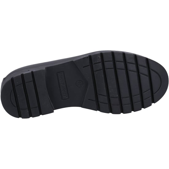 Hush Puppies Hazel Loafer SNR Meisjes Zwarte Leren Mocassins - Image 3