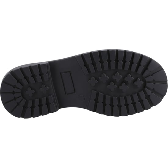 Hush Puppies Abigail Patent Senior Meisjes Zwarte Leren Mocassins - Image 3