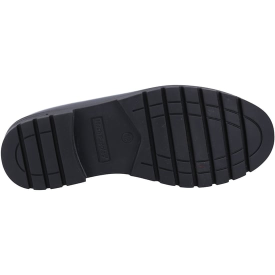 Hush Puppies Hazel Patent SNR Meisjes Zwarte Leren Mocassins - Image 3