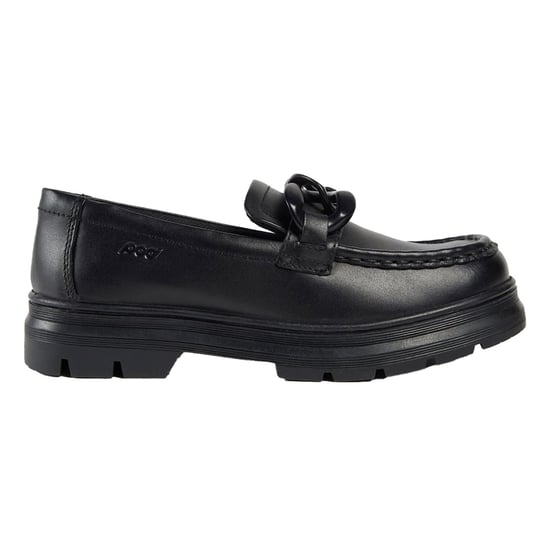 Pod Mina Meisjes Zwarte Leren Mocassins - Image 5