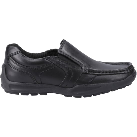 Hush Puppies Morgan Leer Jongens Zwarte Loafers - Image 5