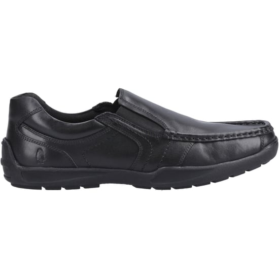 Hush Puppies Morgan Leer Jongens Zwarte Loafers - Image 5