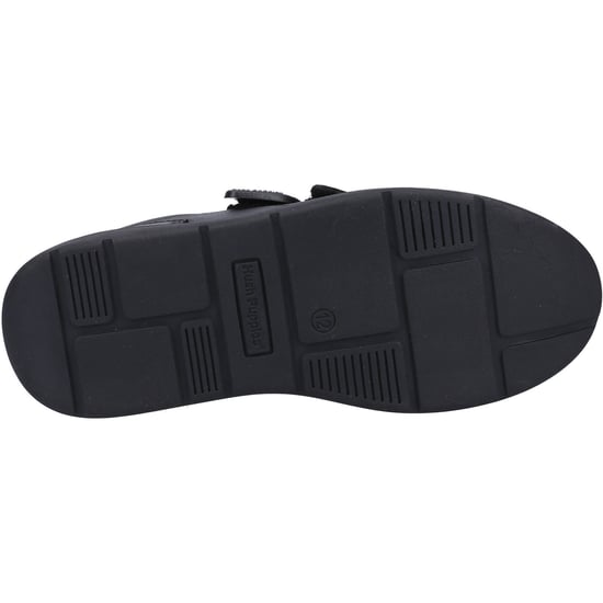 Hush Puppies Ryan SNR Leren Zwarte Schoenen Voor Jongens - Image 3