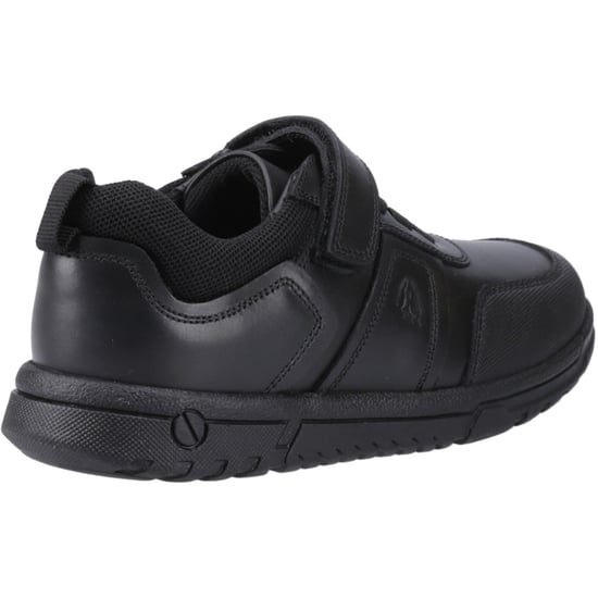 Hush Puppies Sutton Bungee Leren Zwarte Veterschoenen Voor Jongens - Image 2