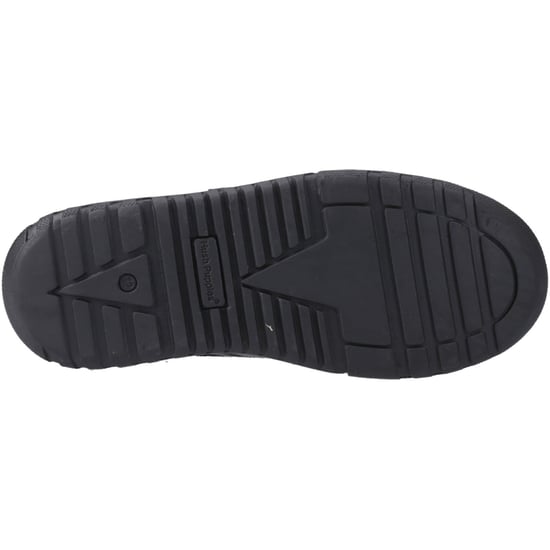 Hush Puppies Sutton Bungee Leren Zwarte Veterschoenen Voor Jongens - Image 3