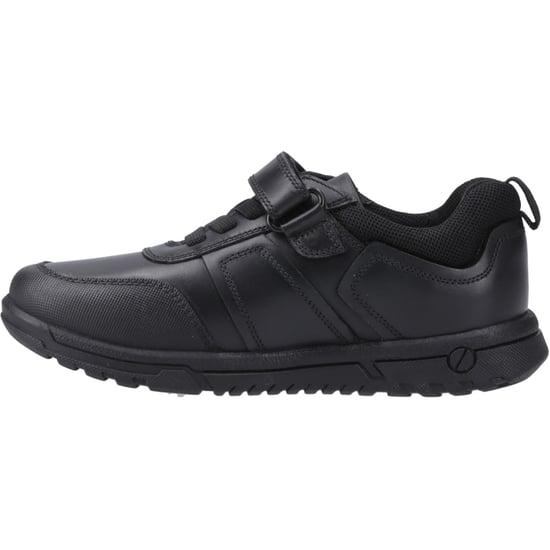 Hush Puppies Sutton Bungee Leren Zwarte Veterschoenen Voor Jongens - Image 4