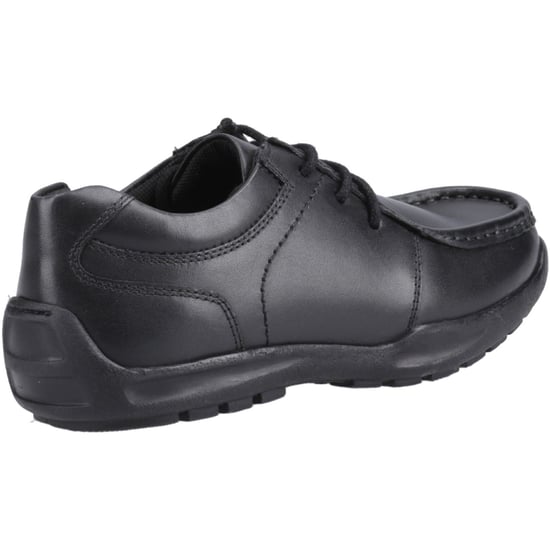 Hush Puppies Mackenzie Wallabee Leren Zwarte Veterschoenen Voor Jongens - Image 2