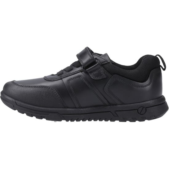 Hush Puppies Sutton Bungee Leren Zwarte Veterschoenen Voor Jongens - Image 4