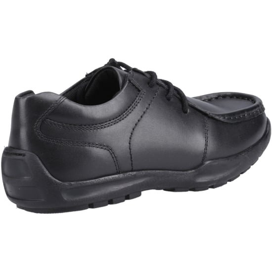 Hush Puppies Mackenzie Wallabee Leren Zwarte Veterschoenen Voor Jongens - Image 2