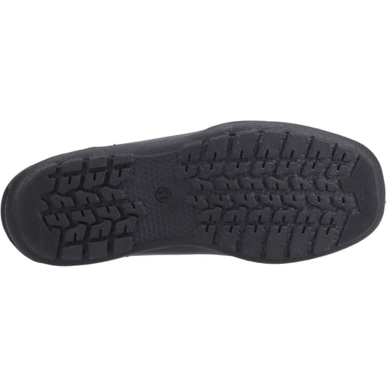 Hush Puppies Mackenzie Wallabee Leren Zwarte Veterschoenen Voor Jongens - Image 3