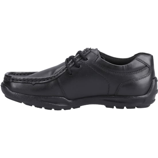 Hush Puppies Mackenzie Wallabee Leren Zwarte Veterschoenen Voor Jongens - Image 4