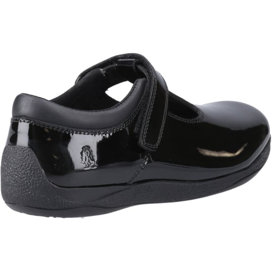 Hush Puppies Caitlin T-Bar Meisjes Zwart Leren Schoenen - Image 2