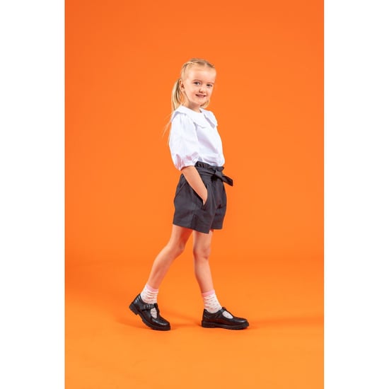 Hush Puppies Fiona JNR Meisjes Zwart Leren Schoenen - Image 5