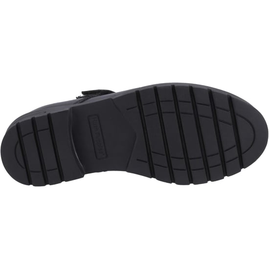 Hush Puppies Sabrina Senior Meisjes Zwart Leren Schoenen - Image 3