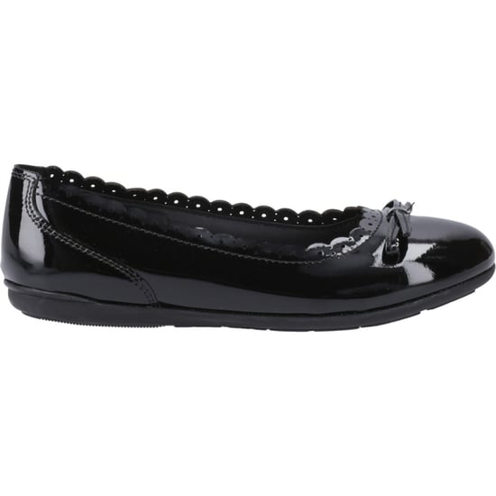 Hush Puppies Lillie Ballerina Patent Leren Zwarte Ballerina's Voor Meisjes - Image 5