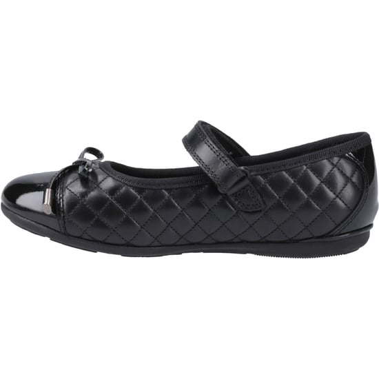 Hush Puppies Lottie Leren Zwarte Ballerina's Voor Meisjes - Image 4