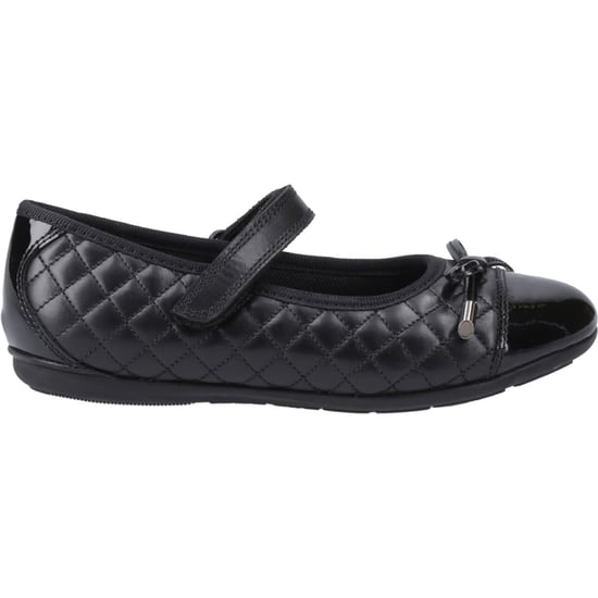 Hush Puppies Lottie Leren Zwarte Ballerina's Voor Meisjes - Image 5