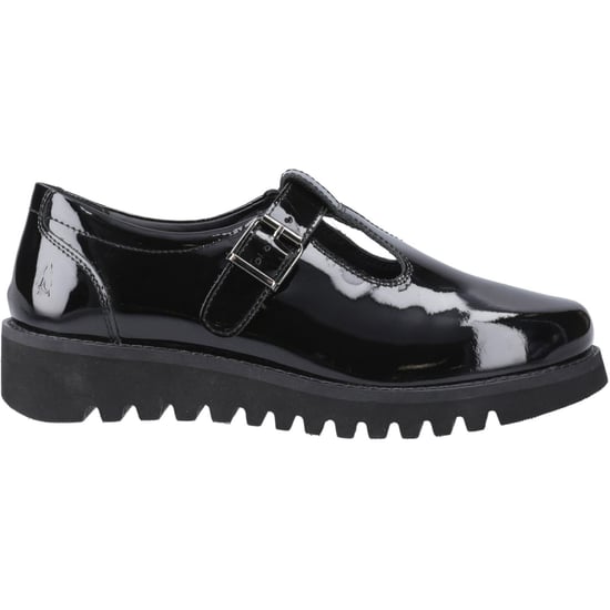 Hush Puppies Florrie T-Bar Meisjes Zwart Leren Schoenen - Image 5