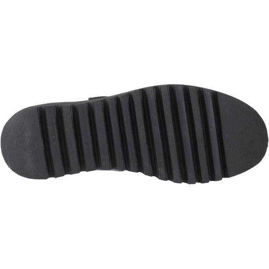 Hush Puppies Florrie T-Bar Meisjes Zwart Leren Schoenen - Image 3