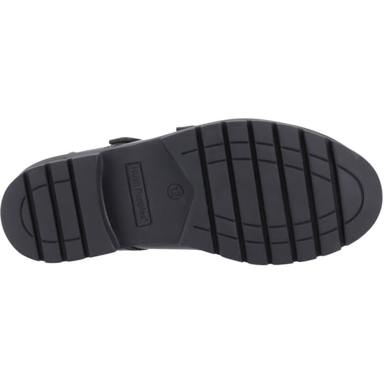 Hush Puppies Ella Patent Junior Meisjes Zwart Leren Schoenen - Image 3