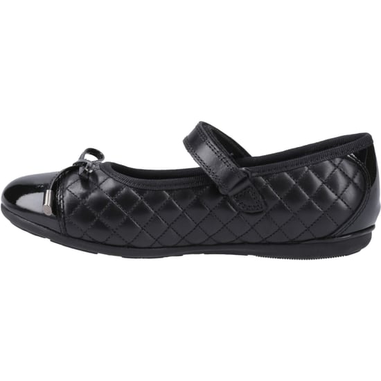 Hush Puppies Lottie Leren Zwarte Ballerina's Voor Meisjes - Image 4
