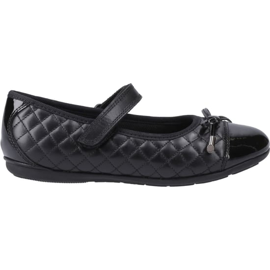 Hush Puppies Lottie Leren Zwarte Ballerina's Voor Meisjes - Image 5