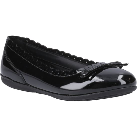Hush Puppies Lillie Ballerina Patent Leren Zwarte Ballerina's Voor Meisjes - Image 1