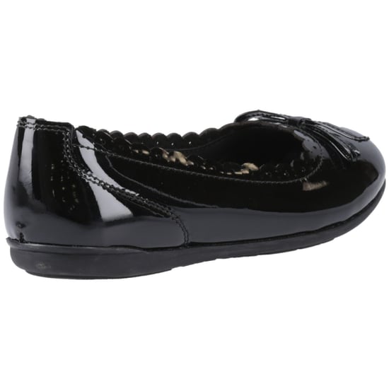 Hush Puppies Lillie Ballerina Patent Leren Zwarte Ballerina's Voor Meisjes - Image 2