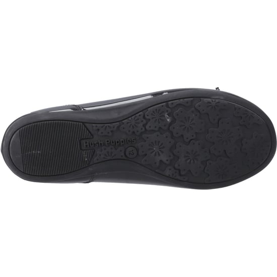 Hush Puppies Lillie Ballerina Patent Leren Zwarte Ballerina's Voor Meisjes - Image 3