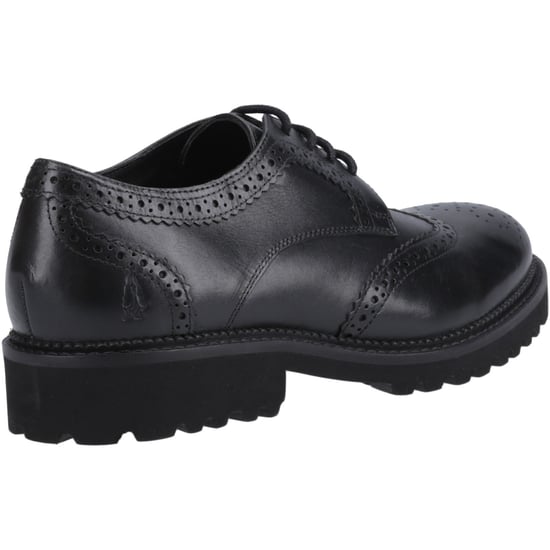 Hush Puppies Gabi Lace Up Meisjes Zwart Leren Brogues - Image 2