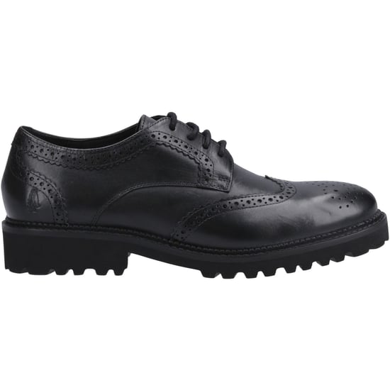 Hush Puppies Gabi Lace Up Meisjes Zwart Leren Brogues - Image 5