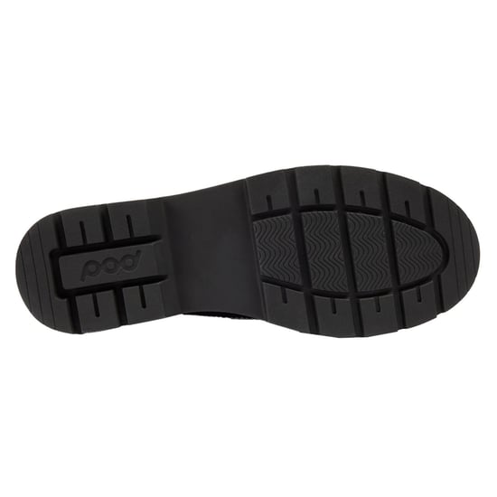 Pod Fiona Meisjes Zwart Leren Brogues - Image 3