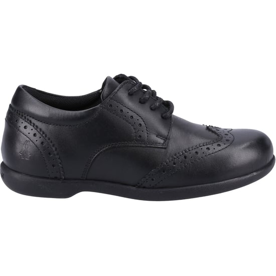 Hush Puppies Bridget JNR Meisjes Zwart Leren Brogues - Image 4