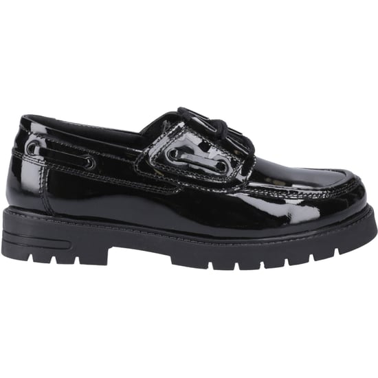 Hush Puppies Lucy Meisjes Zwart Leren Bootschoenen - Image 5