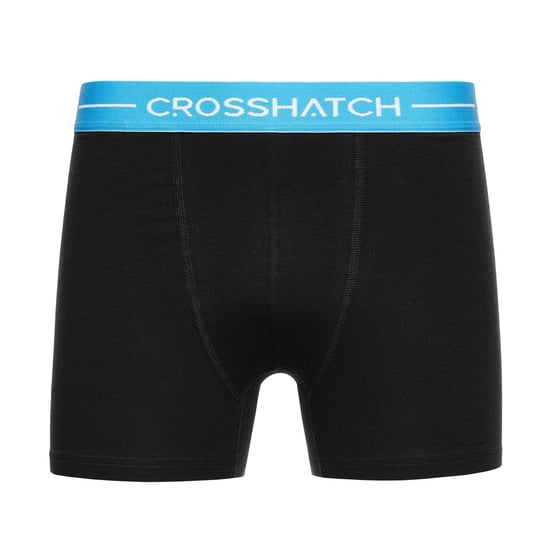 Crosshatch Heren Astral Boxershorts (Set van 12) (Zwart) - Image 3