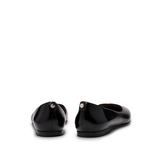 Women's Boss Rose Ballerina Shoes in Black - Image 4